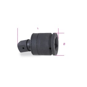 Drive impact universal joint, 1.1/2" male and female square drives, phosphated