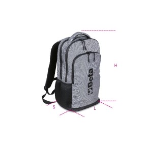 Work rucksack, multipocket style, practical and capacious, ideal for both work