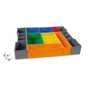Kit of 18 tote trays for tool cases C99V0 - Beta C99P12-V0