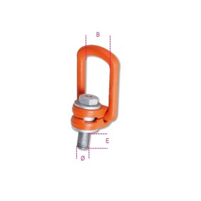 Lifting eyebolts with offset brackets, high-tensile alloy steel - Beta 8049V