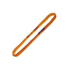 Lifting round slings, orange, 10 t, high-tenacity polyester (PES) belt - Beta
