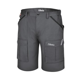 Work bermuda shorts, 100% cotton, grey - Beta 7931MG